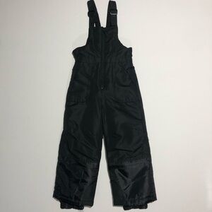 Minus Zero Kids Black Bib Overalls Snow Pants Size 5-6